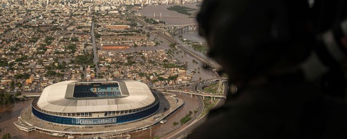 Brazil sports leader wants all league play halted amid floods