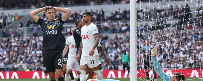 Burnley relegated from Premier League after loss at Spurs