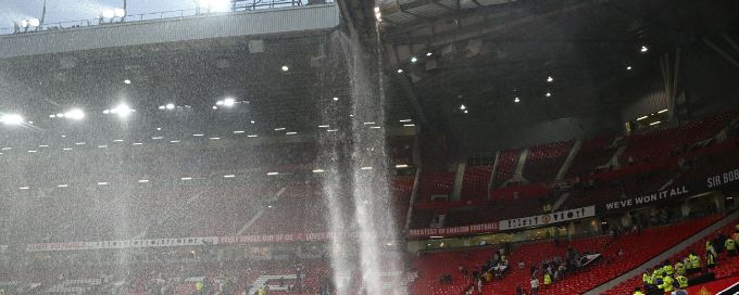 Old Trafford 'struggled to cope' with rainfall - Man Utd chiefs