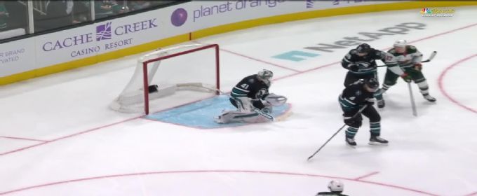 Jonas Brodin scores goal vs. Sharks