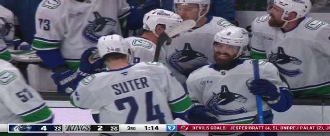 J.T Miller's empty-netter seals win for Canucks