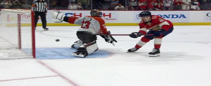 Rodrigues, Bobrovsky propel Panthers to shootout win over Flyers