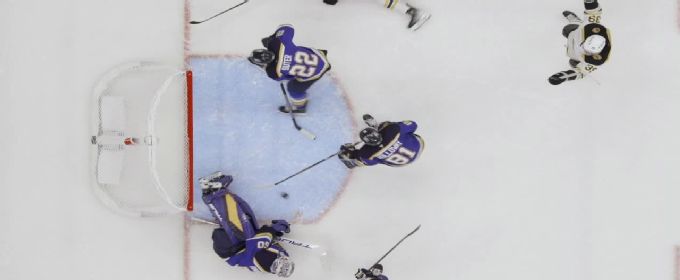 David Pastrnak tallies goal vs. Blues