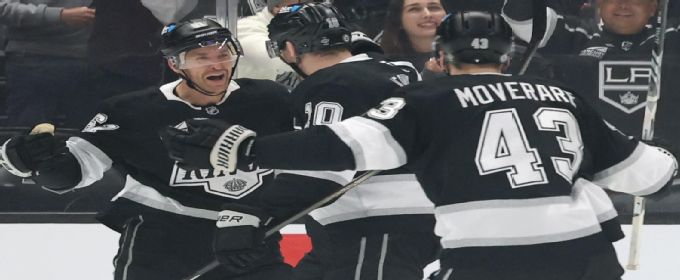 Kings score 2 goals in 22 seconds vs. Red Wings