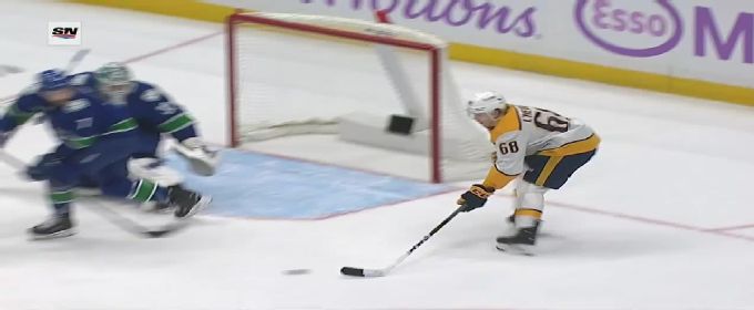 Zachary L'Heureux scores his first NHL goal