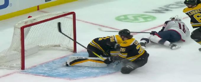 Dmitri Voronkov tallies goal vs. Bruins