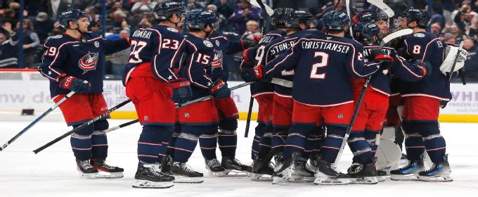 Zach Werenski seals 7-6 win for Blue Jackets in OT