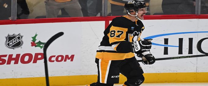 Sidney Crosby slots in his 600th goal for Penguins