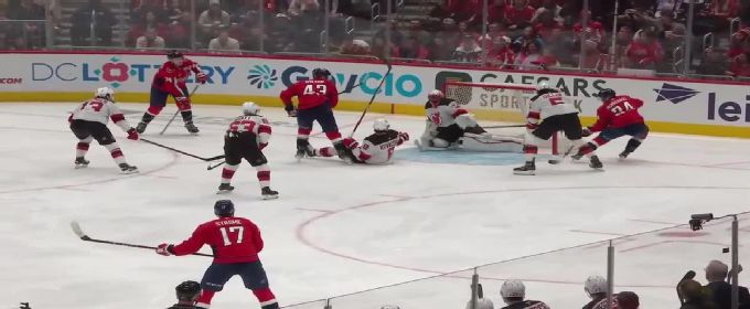 Connor McMichael tallies goal for Washington Capitals on the power play