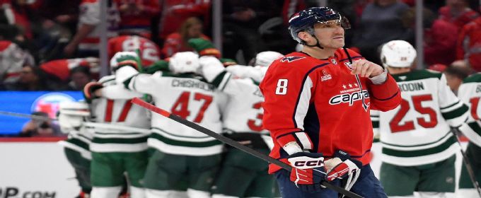 Ovechkin shootout miss gives Wild road win