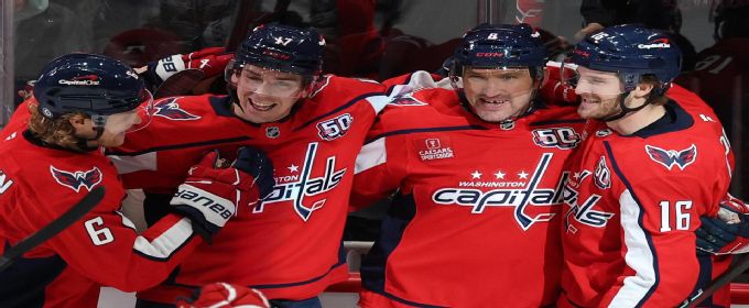 Alex Ovechkin scores his 872nd career goal to increase Caps' lead