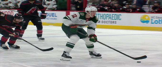 Matt Boldy tallies goal vs. Hurricanes