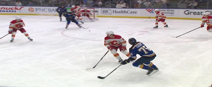 Radek Faksa scores go-ahead goal for Blues