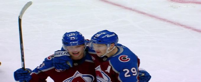 Devon Toews' one-timer wins it in OT for the Avalanche