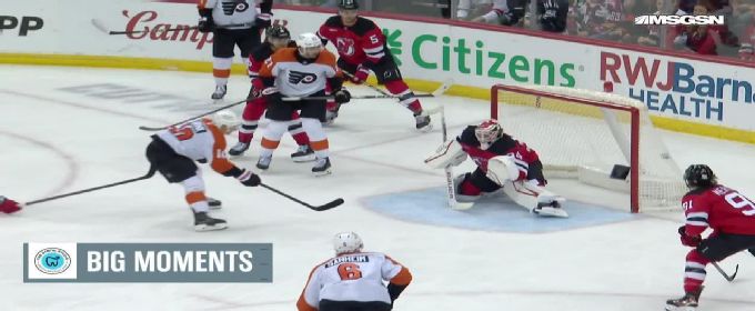 Bobby Brink scores on the power-play for Flyers