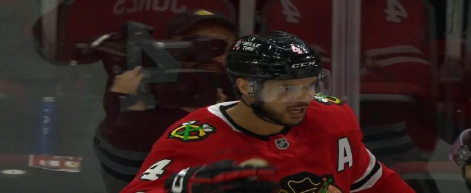 Seth Jones lights the lamp for Blackhawks