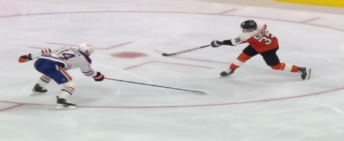 Matvei Michkov lights the lamp for Flyers