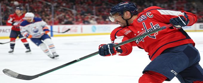 Ovechkin's hat trick puts him 13 away from breaking Gretzky's record