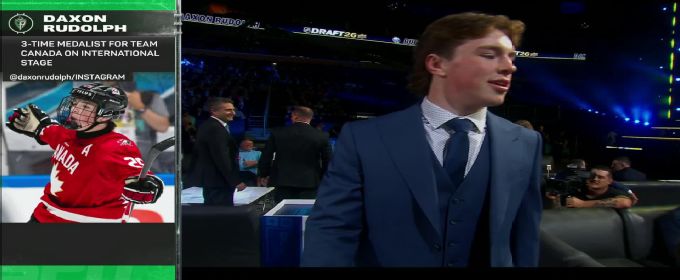Buffalo Sabres select Daxon Rudolph at No.4 in NHL draft