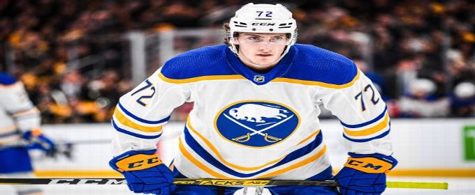 Sabres F Tage Thompson, G Ukko-Pekka Luukkonen out vs. Blues