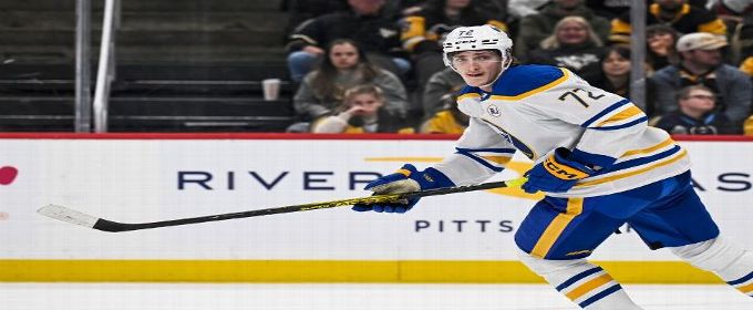 Sabres' top scorer, Tage Thompson, out with lower-body injury