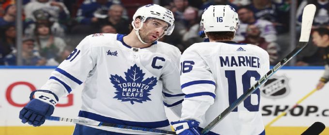 Maple Leafs' John Tavares (lower body) placed on injured reserve