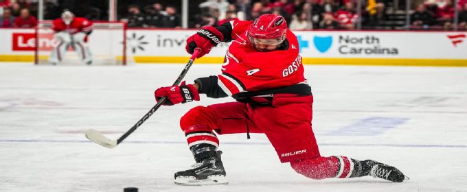 Hurricanes place Shayne Gostisbehere (upper body) on IR