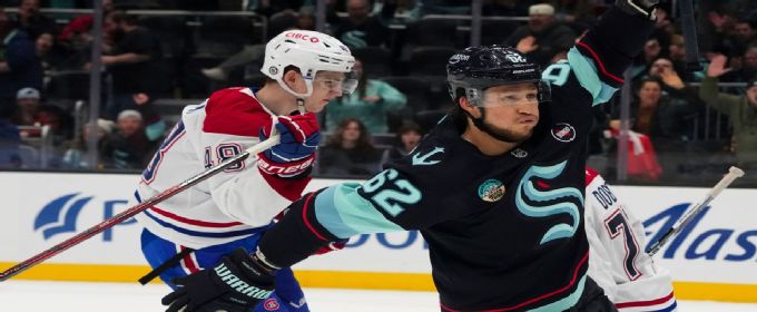 Kraken's Brandon Montour (hand) on IR, out at least 4 weeks