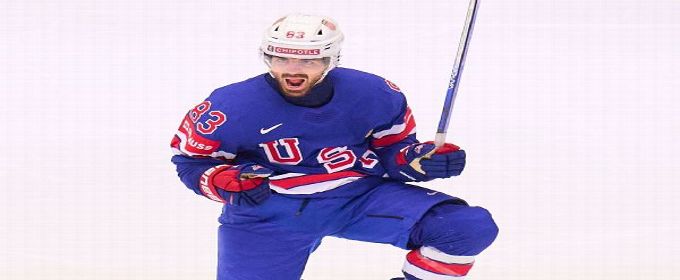 U.S. tops Germany 6-3 at hockey worlds after blowing a 3-goal lead