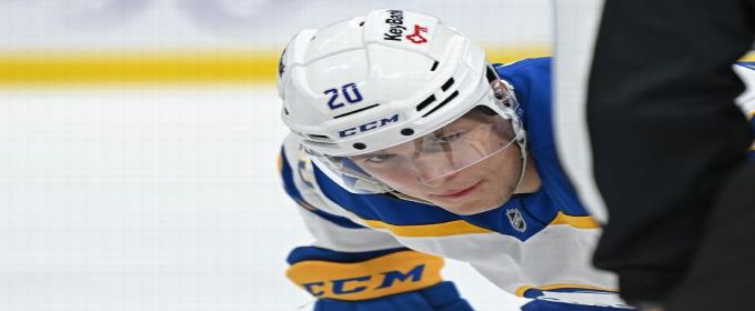 Sabres center Jiri Kulich sidelined with a blood clot