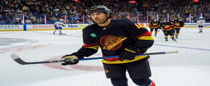 Sharks acquire winger Kiefer Sherwood from Canucks