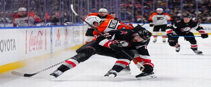 Sabres' Conor Timmins breaks leg, expected to miss 6-8 weeks