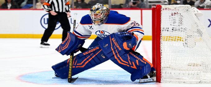 Oilers' newly added goalie Tristan Jarry (lower body) on IR