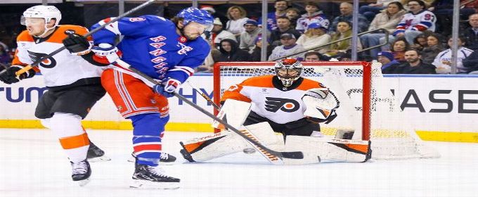 Rangers rally vs. Flyers, lose captain J.T. Miller to injury