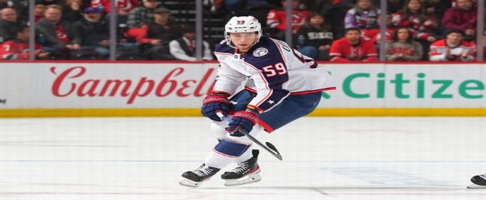 Penguins acquire forward Yegor Chinakhov from Blue Jackets