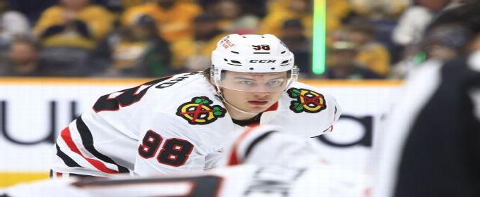 Ill Bedard sits, injured Teravainen exits as Blackhawks fall