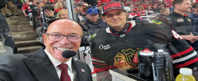 David Nozzolillo's wild night as an EBUG for the Chicago Blackhawks