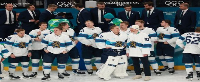 Finland ices Slovakia 6-1, wins Olympic men's hockey bronze medal