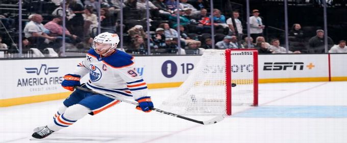 Oilers' Connor McDavid tops 400 career goals, with 1,200 points