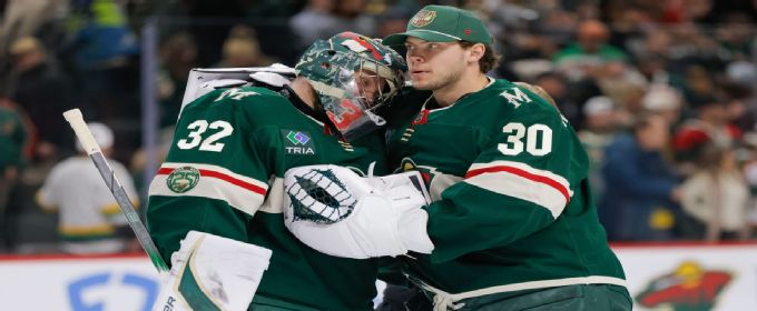 Wild coach mum on Game 1 starting goalie against Stars