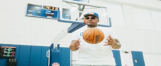 The Detroit Pistons' good luck charm? Rapper Gmac Cash