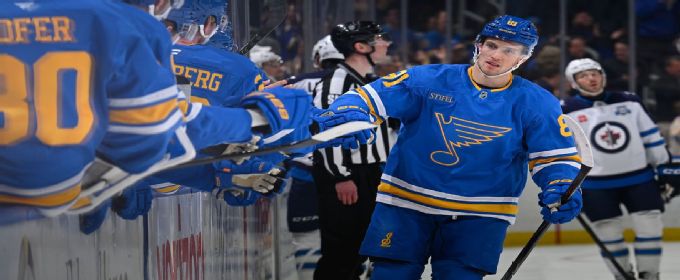 Blues sign Dylan Holloway to a 5-year, $38.75M contract