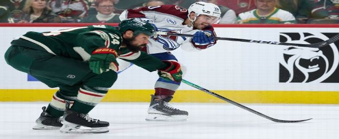 Avalanche change lines, goalies, then tame Wild for 3-1 lead