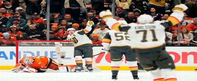 Marner delivers again as Golden Knights finish off Ducks in 6