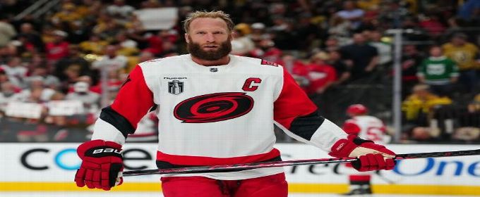 Hurricanes captain Jordan Staal to miss 1-2 months with torn calf muscle