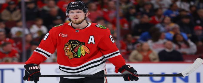 Blackhawks' Bowen Byram to miss Buffalo return