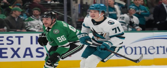 NHL Tonight: Sharks-Stars the highlight of Monday's four-game NHL calendar