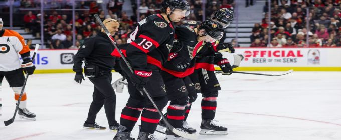 Senators' William Eklund set to miss 10-12 weeks after ankle surgery