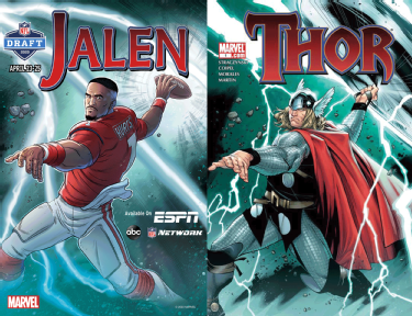 ESPN, Marvel team up to make comic book covers of NFL Draft prospects