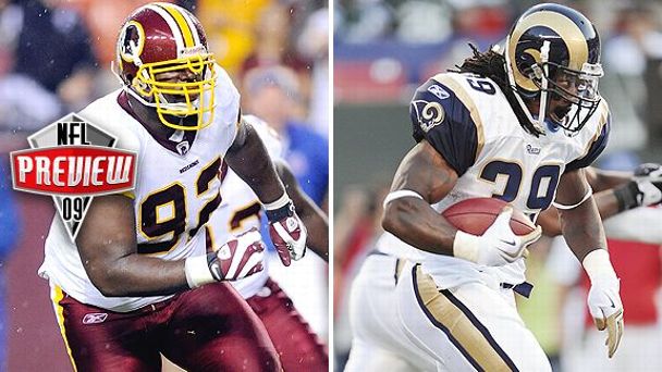 Albert Haynesworth and Steven Jackson